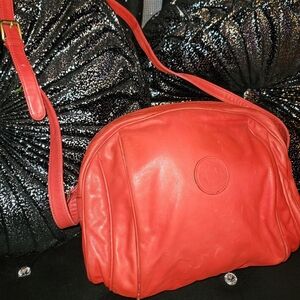 Fendi Orange Leather Crossbody Bag